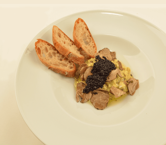 Truffle Scrambled Eggs - Angel's Salumi & Truffles
