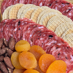 Angel’s Salumi and Truffles – Pre-Sliced Black Truffle Salami with Red Wine, Armagnac, and Spices, 3oz