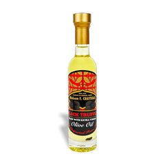 Maison Crayssac Black Truffle Olive Oil, 100ml, made with Extra Virgin Olive Oil and natural Black Truffle Aroma (Tuber Melanosporum), perfect for finishing pasta, risotto, and roasted vegetables.