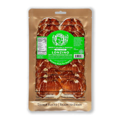 Angel’s Salumi and Truffles – Pre-Sliced Berkshire Pork Lonzino, 3oz, Dry-Cured with Herbs, Gluten-Free
