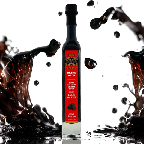Black Balsamic Vinegar Glaze with Black Truffle (3.3oz)
