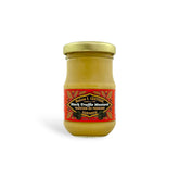 Maison F. Crayssac Black Truffle Mustard, made in Italy, blending the bold flavor of mustard with the luxurious essence of black truffle, perfect for charcuterie boards, sandwiches, and gourmet creations.