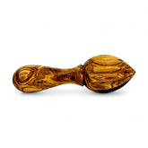 Rustic Olive Wood Lemon Juicer (6" Handheld Citrus Reamer)