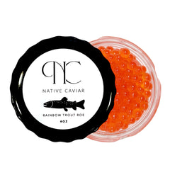 Rainbow Trout Roe – 4oz Jar