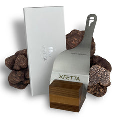 XFETTA Professional Truffle Slicer Gift Set with Glove, Base, and Brush