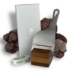 XFETTA Professional Truffle Slicer Gift Set with Glove, Base, and Brush
