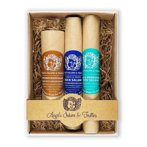 Bison & Game Trio Gift Box - Angel's Salumi & Truffles