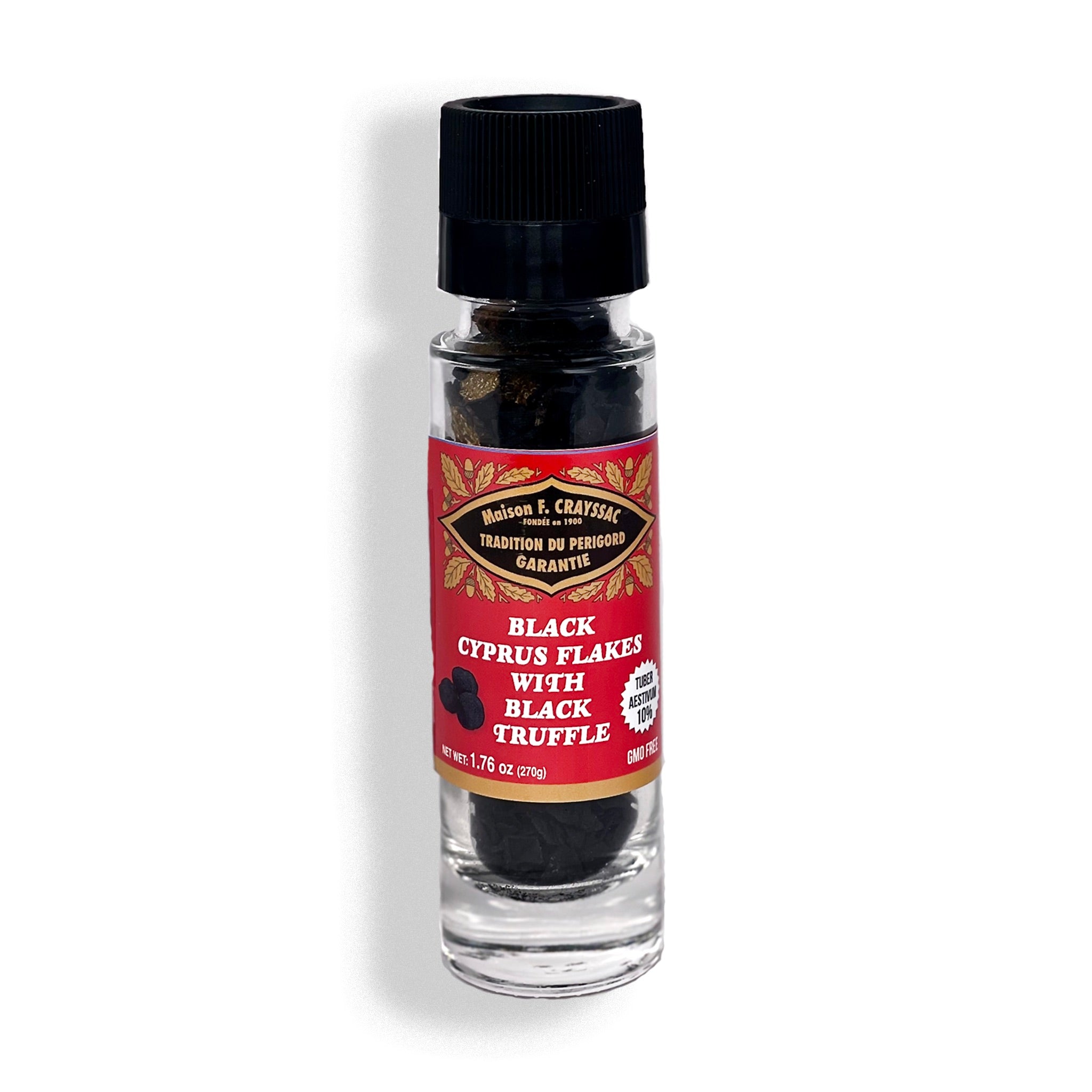 Flake Black Ruff Black Cyprus Flakes with Black Truffle | Angel's Salumi & Truffles