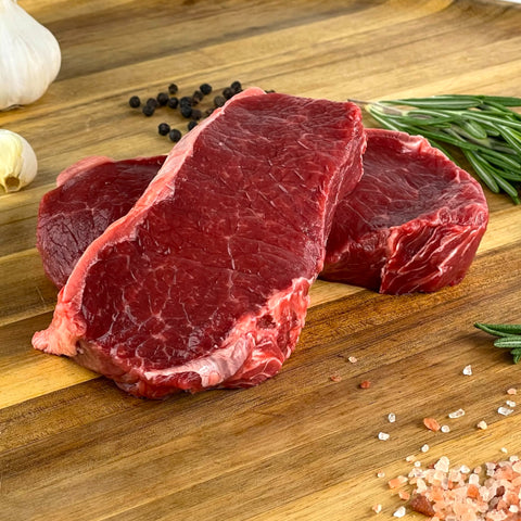 Buffalo Striploin Steaks - 100% Natural