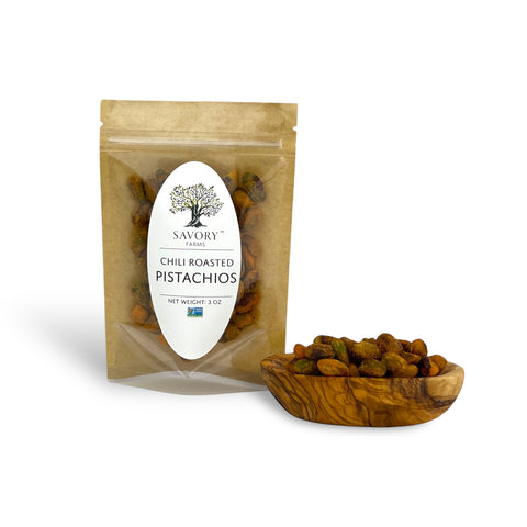 Chili Roasted Pistachios (3oz)