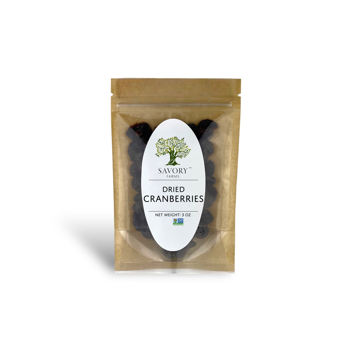 Dried Cranberries (3oz)